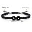 Fashion R Acrylic 26 Letters Braided Rope Love Bracelet