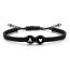 Fashion R Acrylic 26 Letters Braided Rope Love Bracelet