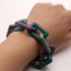 Fashion Purple Acrylic Spliced Chain Bracelet