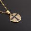 Fashion 6# Copper Inlaid Zirconium Cross Necklace