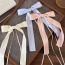 Fashion A Beige Bow Fabric Bow Hairpin
