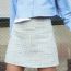 Fashion Grey Slub Textured Culottes