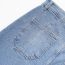 Fashion Blue Denim Patch Pocket Slit Skirt