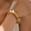 Fashion Silver Alloy Geometric Round Bracelet