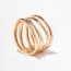 Fashion Gold Multi-layered Ring Irregular Bracelet