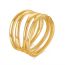 Fashion Gold Multi-layered Ring Irregular Bracelet
