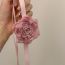 Fashion Pink Nylon Flower Necklace