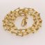 Fashion 50cm Necklace Copper Inlaid Zirconium Geometric Chain Necklace