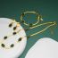 Fashion Necklace Stainless Steel Geometric Irregular Snake Bone Necklace