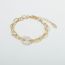 Fashion Gold Stainless Steel Chain Bracelet