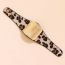 Fashion Gold Metal Leopard Print Bracelet