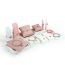Fashion 51-pink Painted Bracelet Holder 9x9x1.5cm Geometric Jewelry Display Stand