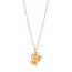 Fashion Gold Titanium Steel Star Dragon Necklace