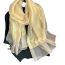 Fashion 12 Little Yellow Chickens Double Layer Shiny Silk Shawl Scarf