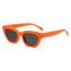 Fashion Orange Small Square Sunglasses