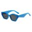 Fashion Blue Polygonal Sunglasses
