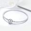 Fashion 21cm Silver Geometric Ball Bracelet