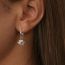 Fashion Silver Anemone Earrings