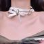 Fashion Silver Double Leather Belt Buckle Collar