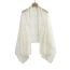 Fashion Off White All Lace Printed Scarf