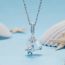 Fashion 9# Silver Diamond Geometric Loose Bead Accessories