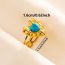 Fashion 1# Stainless Steel Geometric Turquoise Open Ring