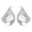Fashion Style Four:heart-shaped Silver Alloy Geometric Love Earrings