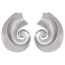 Fashion Style Four:heart-shaped Silver Alloy Geometric Love Earrings