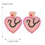 Fashion Letter Style Rice Bead Letter Earrings