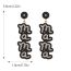 Fashion Style Four:ear Hook Style Geometric Letter Earrings