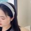 Fashion Coffee Color Jacquard Embroidered Wide-brimmed Headband