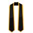 Fashion Black Base And Pink Edge【182cm】 Satin Ribbon Ceremonial Shoulder Strap