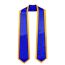 Fashion Yellow Background And Blue Edge [182cm] Satin Ribbon Ceremonial Shoulder Strap