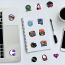 Fashion Music-100pcs 100 Waterproof Stickers For Musical Instruments