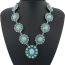 Fashion White Oval Turquoise Necklace