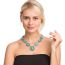 Fashion Green Oval Turquoise Necklace