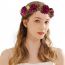 Fashion 5 Champagne Color Simulated Fabric Flower Garland
