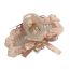 Fashion Light Pink Fabric Pearl Bow Clip