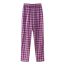 Fashion Lattice Polyester Checked Trousers