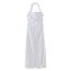 Fashion White Halterneck Striped Knee-length Skirt