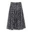 Fashion Stripe Polyester Printed Skirt