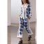 Fashion Print Color Polyester Printed Straight Trousers