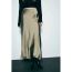 Fashion Black Silk Satin Skirt