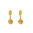 Fashion Gold Titanium Steel Gold-plated Love Earrings