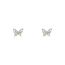 Fashion Silver Butterfly Earrings