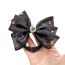 Fashion Heart Diamond Black In The Middle Fabric Diamond-encrusted Bow Hair Rope