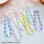 Fashion Color Resin Beaded Butterfly Mobile Phone Chain