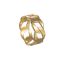 Fashion Gold Cut Chain Men's Ring