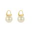 Fashion Shijia Pearl Earrings Metal Pearl Earrings
