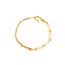 Fashion Gold Pearl Beaded Irregular Bracelet